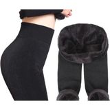 KADIN KIŞLIK İÇİ PELUŞLU TERMAL TAYT (siyah/L/XL)