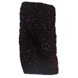 Kadın Kışlık Örgü Bandana Siyah