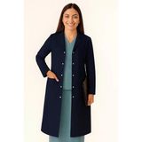 Kadın Klasik Yaka Alpaka Kumaş Slim Fit Önlük, Doktor, Öğretmen, Hemşire, Stajyer, Çalışma Önlüğü