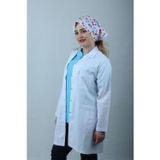 Kadın Klasik Yaka Beyaz Uzun Doktor Önlük (XS BEDEN) Hemşire, Eczacı Öğretmen Laboratuvar Önlüğü