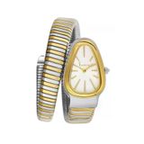 Kadın Kol Saati Fl.1.10422.6 | Gold-Silver Çelik | Serpenti Yılan Tasarım | Su Geçirmez