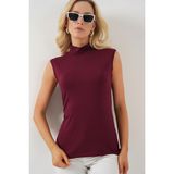 Kadın Kolsuz Body 4348 - Bordo - 38