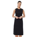 Kadın Kolsuz Uzun Elbise Astarı Modal Kombinezon 1049 (Siyah, 2XL)