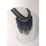 Kadın Kolye Gerdanlık Choker Bohem Kolyeler El Yapımı Uzun Püskül Boncuklar 13901