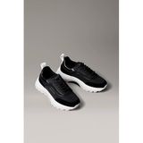 Kadın Kontrast Tabanlı Runner Sneaker - Siyah