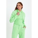 Kadın Korse Detaylı Sweatshirt Yeşil