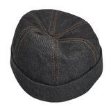 Kadın Kot Şapka Denim Sipersiz Cap Siyah