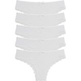 Kadın Külot 5 li Paket Brazillian BEYAZ-XL