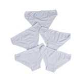 Kadın Külot 5 li Paket Likralı BEYAZ-M