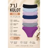 Kadın Külot 7 li Paket Likralı INDIGO