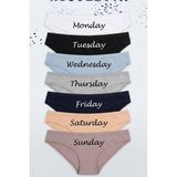 Kadın Külot 7 Li Paket Likralı Pamuklu Seven Days