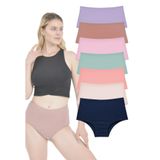 Kadın Külot, Yüksek Bel Külot, 5li Paket, 7'li-A.Soft, XL