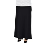 Kadın Kumaş Lastikli Kemer Balık Model Etek BGL-ST04204 SİYAH 44