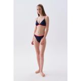 Kadın Lacivert Dikiş Detaylı Bikini Altı