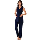 Kadın Lacivert Hamile Lohusa Pijama Takımı (Lacivert/L)-Effortt8032-19804IGP27168312