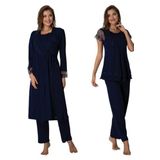 Kadın Lacivert Sabahlıklı Hamile Lohusa Pijama Takımı, XL, E2054EF-869DST0018520
