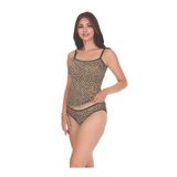 Kadın Leopar Desen Atlet Ve Slip Külot Takım, S/M, SL701LY-869SLC0009130