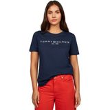 Kadın Logo Yazı T-Shirt - Lacivert | M