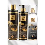 Kadın London Serisi 3lü Şampuan, Saç Kremi, Keratin Saç Bakım Sütü 375 Ml - 375 Ml - 200 ml
