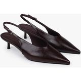 Kadın Luna Bordo Cilt Stiletto