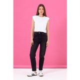 Kadın Maria Black Slim Mom Jean Pantolon - Black BLACK