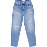 Kadın Marka Logolu Slim Fit Şık Görünüşlü Klasik 5 Cepli Günlük Kullanıma Uygun Beyaz Jeans J20J223310-1AA - Mavi