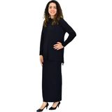 Kadın Merserize Kazak Etek Takım 140286 BGL-ST04077