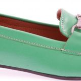 Kadın Metal Aksesuarlı Zenne Loafer Yeşil 21332110