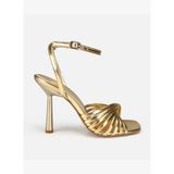 Kadın Metalik Gold İnce Topuklu Sandalet 01SAH321550A540