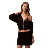 Kadın Mini Boy Slim Fit Düz Siyah Etek LV047B268G-UB1
