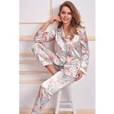 Kadın Mint Yeşil Çiçek Desenli Saten Pijama Takımı Nurteks, S, BB5654NT-19804IGP27190891