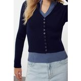 Kadın Modern Tarz Slim V Yaka Regular Triko Hırka