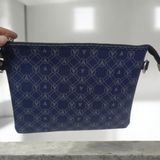 Kadın Monogram Deseni Portföy Clutch Bilek & Askılı Çanta
