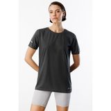Kadın Nem Emici Hızlı Kuruma Atletik Teknik Performans Spor T-shirt DRIFIT-KISAKOL Füme M