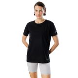 Kadın Nem Emici Hızlı Kuruma Atletik Teknik Performans Spor T-shirt DRIFIT-KISAKOL Siyah L