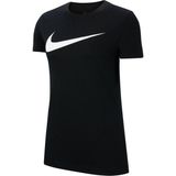 Kadın Nike Dri-Fit Park T-Shirt Siyah Renk Rahat Kesim ve Günlük Kullanım için Uygun