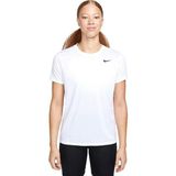 Kadın Nike Dri Fit Ss Tee Beyaz T-Shirt Günlük Kullanım İçin Rahat Kesim Tasarım - XS