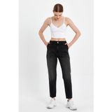Kadın Norah Black Beli Lastikli Jean Pantolon Lyocell (Tencel™) - Black BLACK