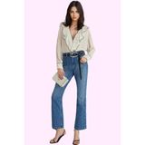 Kadın Normal Bel Denim İspanyol Paça Jean Günlük Casual Flare Hafta Sonu Dayanıklı Malzeme