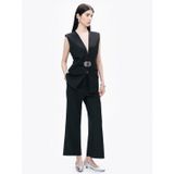 Kadın Normal Bel Regular Fit Geniş Paçalı Siyah Pantolon N25YN3375-SİYAH