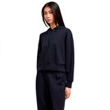Kadın Normal Kalıp Kapüşonlu Yaka Beli Lastikli Uzun Kollu Lacivert Sweatshirt XW000505 AF12819-UB100