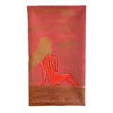 Kadın Nü Yağlı Boya Kanvas Tablo 70x40cm