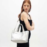 Kadın Omuz Çantası BNT_1844 Benetton - Gümüş