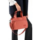 Kadın Omuz Çantası Paraşüt Kumaş Çapraz Askılı Elde Tutmalı Postacı Çantası 31*26 cm Su Itici Kumaş - 31 x 26 cm - Siyah