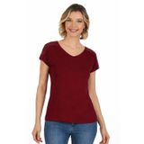 Kadın Omuz Dantel Detaylı Örme Bluz | Bordo 25465