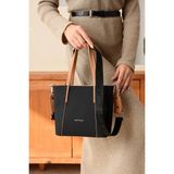 Kadın Orijinal Just Polo Lakos Spor El ve Omuz Çantası Shoulder Bag Ebat : 20 x 24 cm - Siyah - Camel