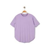 KADIN OVERSIZE SALAŞ TİŞÖRT - KOL VE ETEK UCU DİKİŞSİZ SOFT KUMAŞ