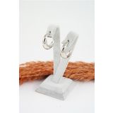 Kadın Özel Tasarım 2 cm Yarım Ay Model Küpe