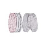 Kadın Pamuklu Anne Paçalı Don Ağlı Desenli Emprime Pijama Paçalı Battal 2'li Paket (Seher Yıldızı) (KARIŞIK, L-3XL (STANDART))