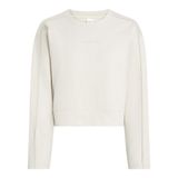 Kadın Pamuklu Bisiklet Yaka Regular Fit Uzun Kollu Bej Sweatshirt 000QS7264E-JB1